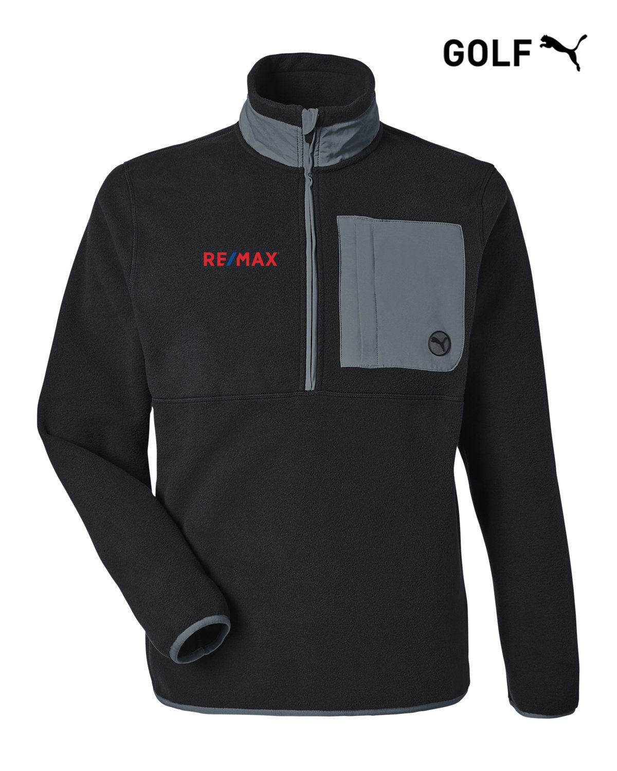 Puma Golf Men's Fleece Quarter-Zip - Embroidered
