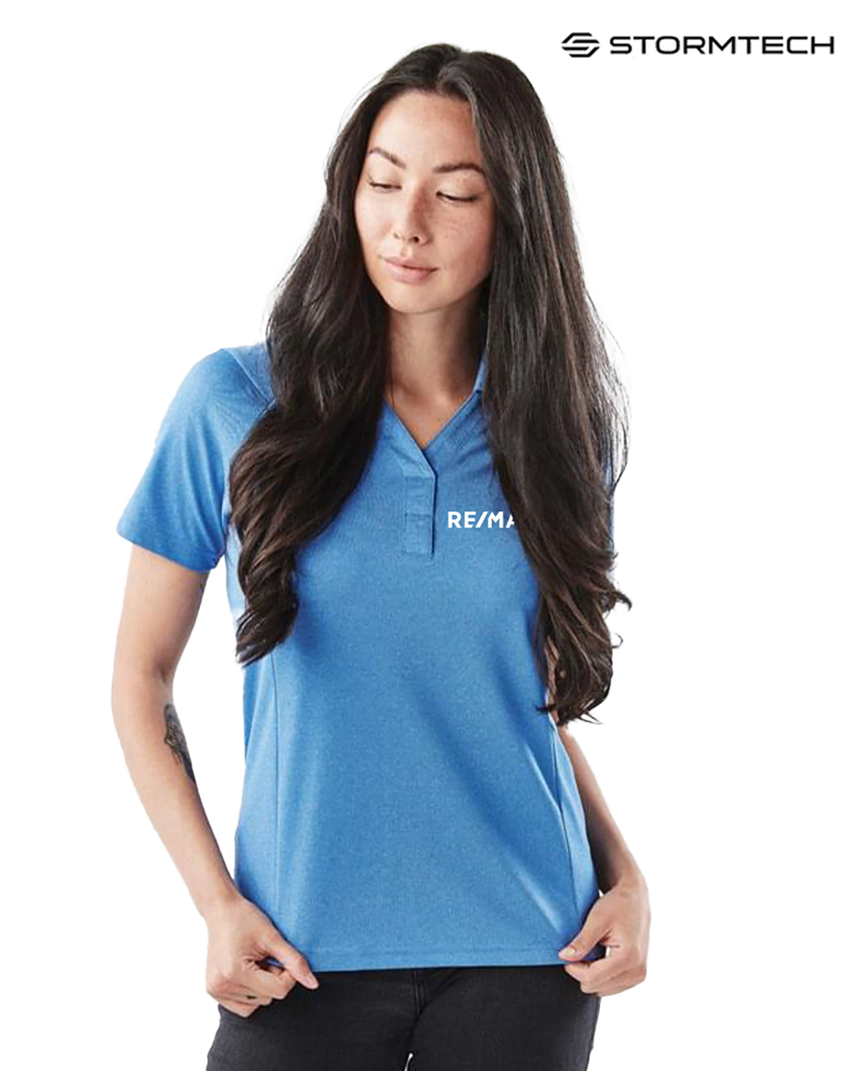 STORMTECH Women's Mistral Heathered Sportshirt - Embroidered