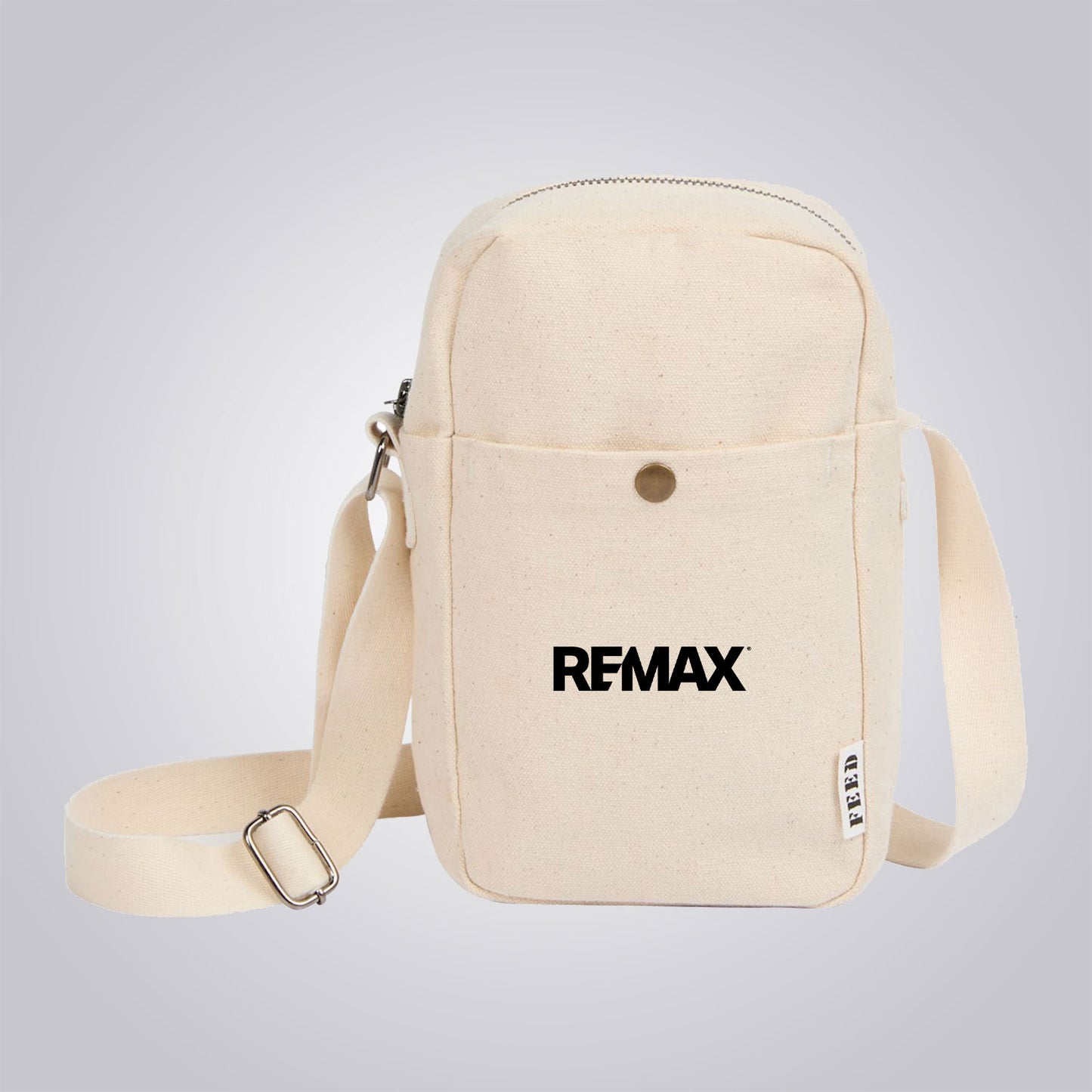 FEED Organic Cotton Crossbody - One Color Logo