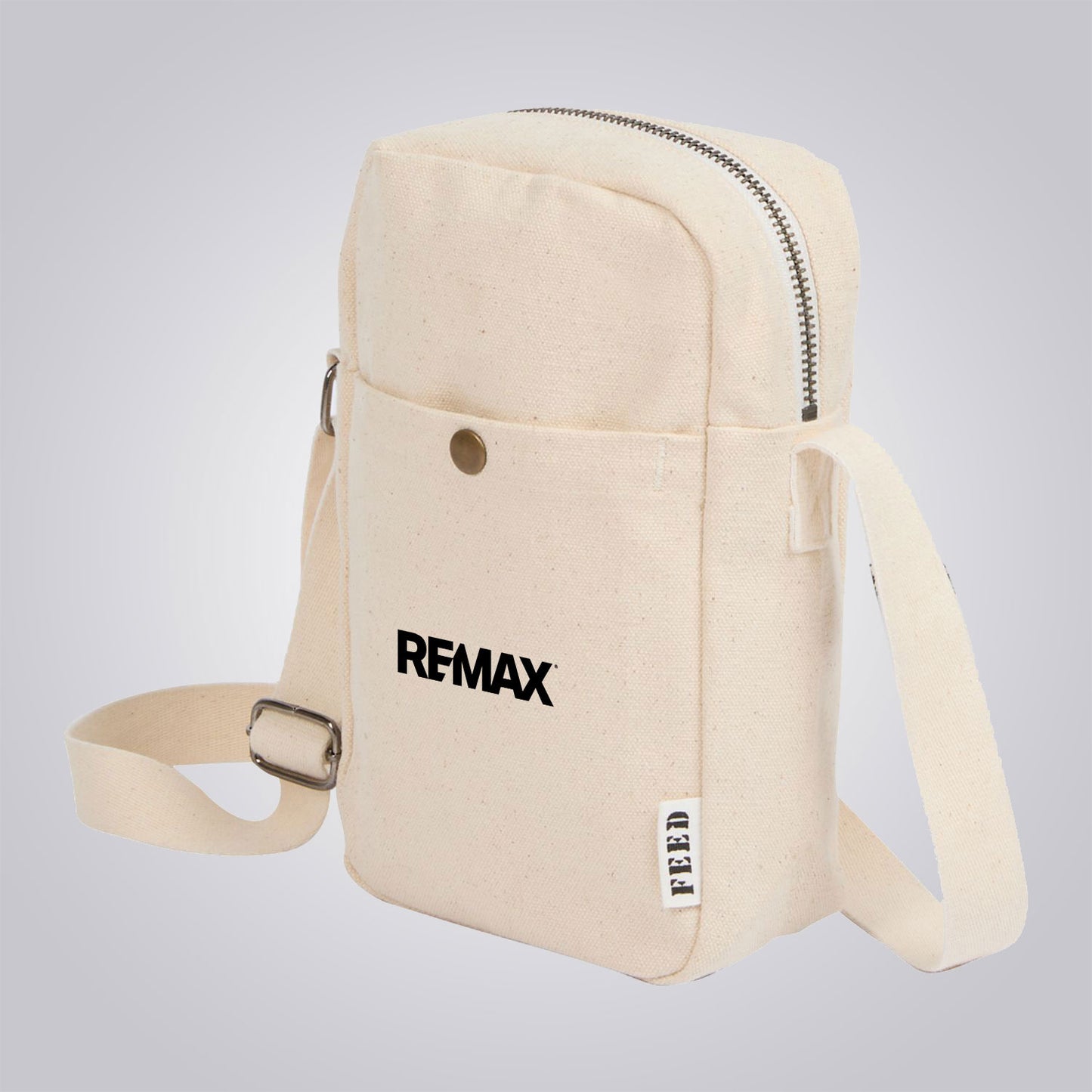 FEED Organic Cotton Crossbody - One Color Logo