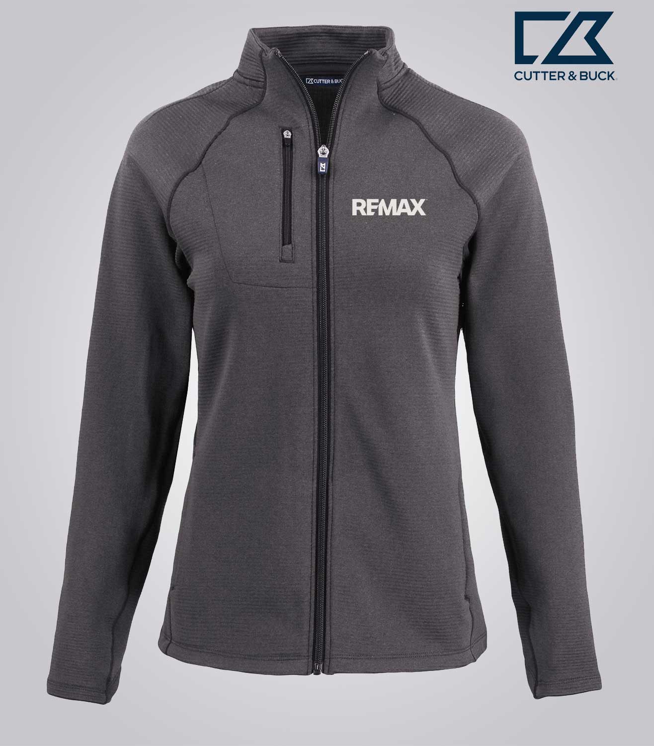 Cutter & Buck Peshastin Fleece Recycled Womens Full Zip Jacket- Brand Refresh - Embroidered