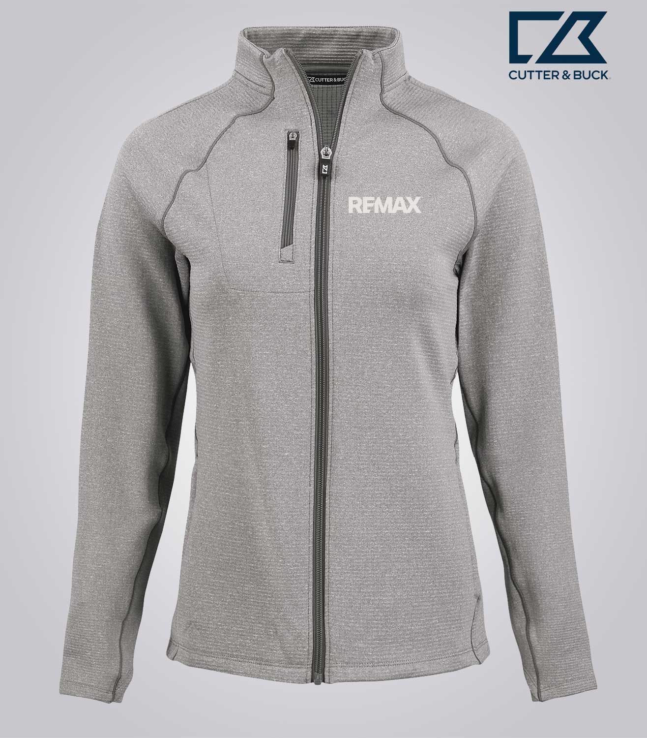 Cutter & Buck Peshastin Fleece Recycled Womens Full Zip Jacket- Brand Refresh - Embroidered