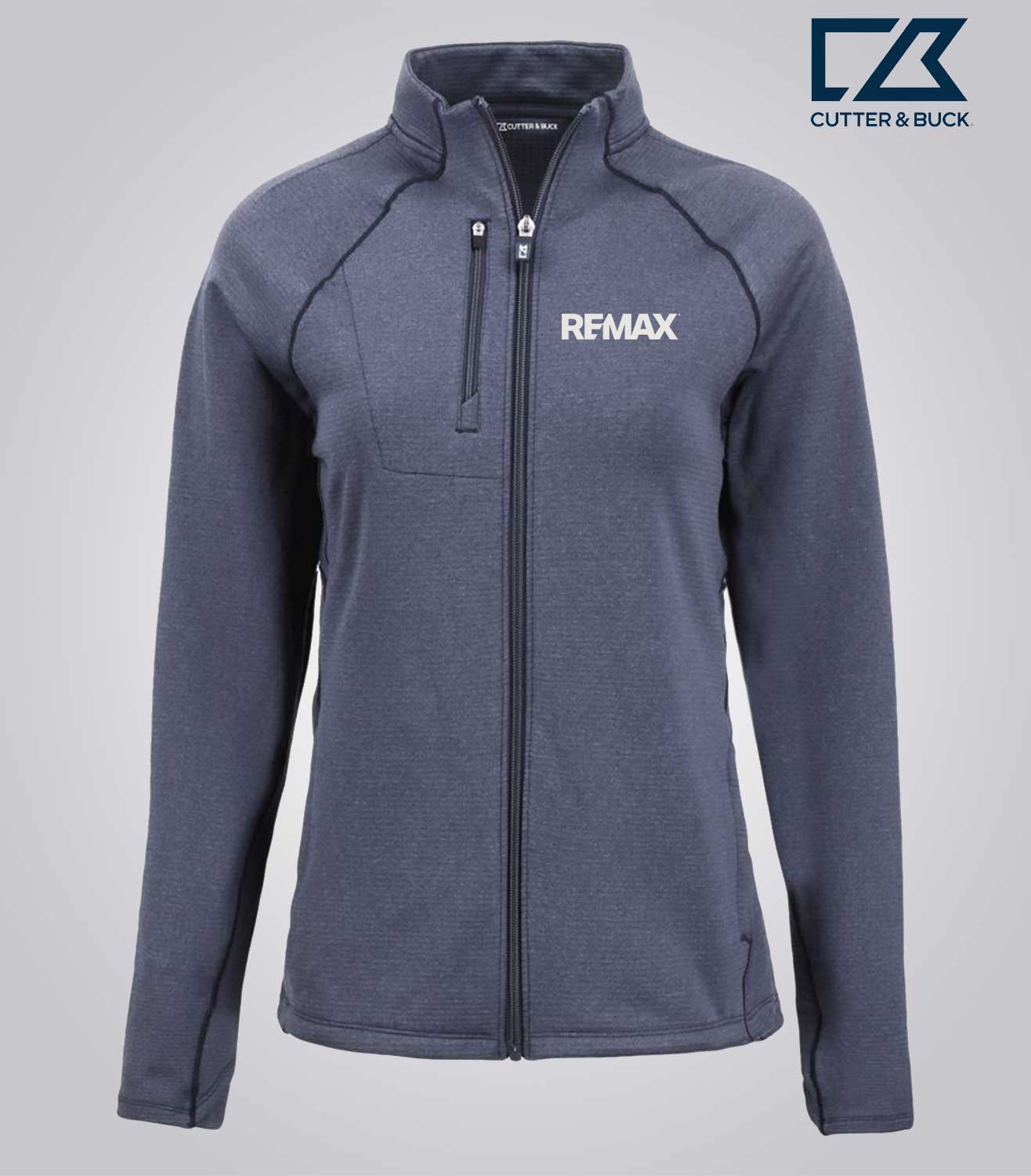 Cutter & Buck Peshastin Fleece Recycled Womens Full Zip Jacket- Brand Refresh - Embroidered
