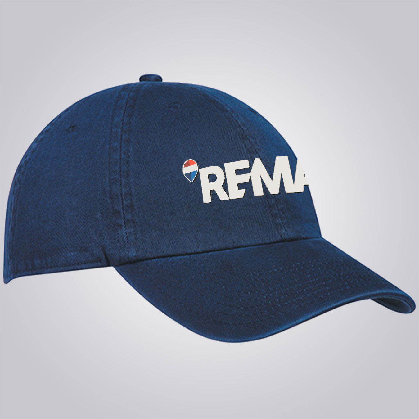 Adult Garment Washed Cotton Chino Twill Cap - Brand Refresh - Full Color 3D Silicone Patch