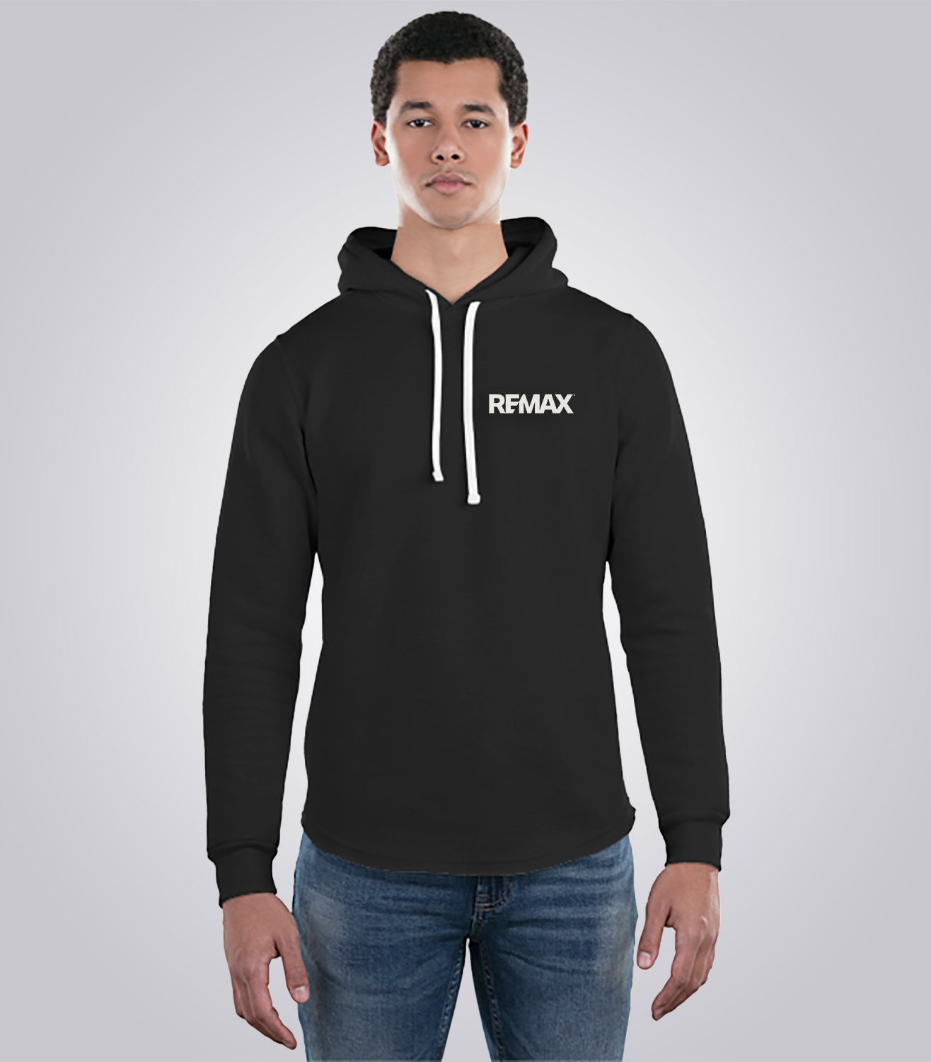 Unisex Scoop Bottom Hoodie - Brand Refresh - One Color Logo - PRINT