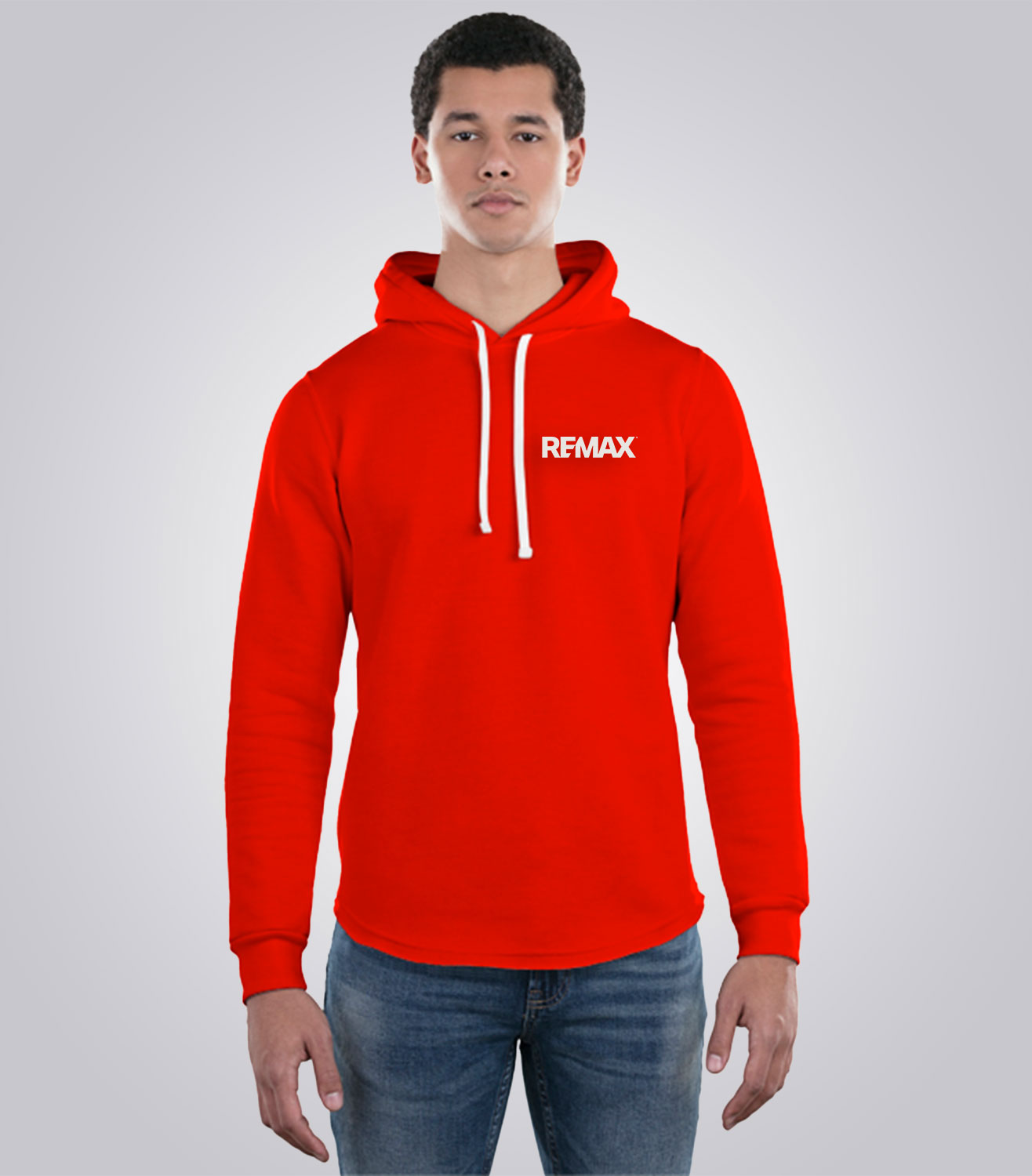 Unisex Scoop Bottom Hoodie - Brand Refresh - One Color Logo - PRINT