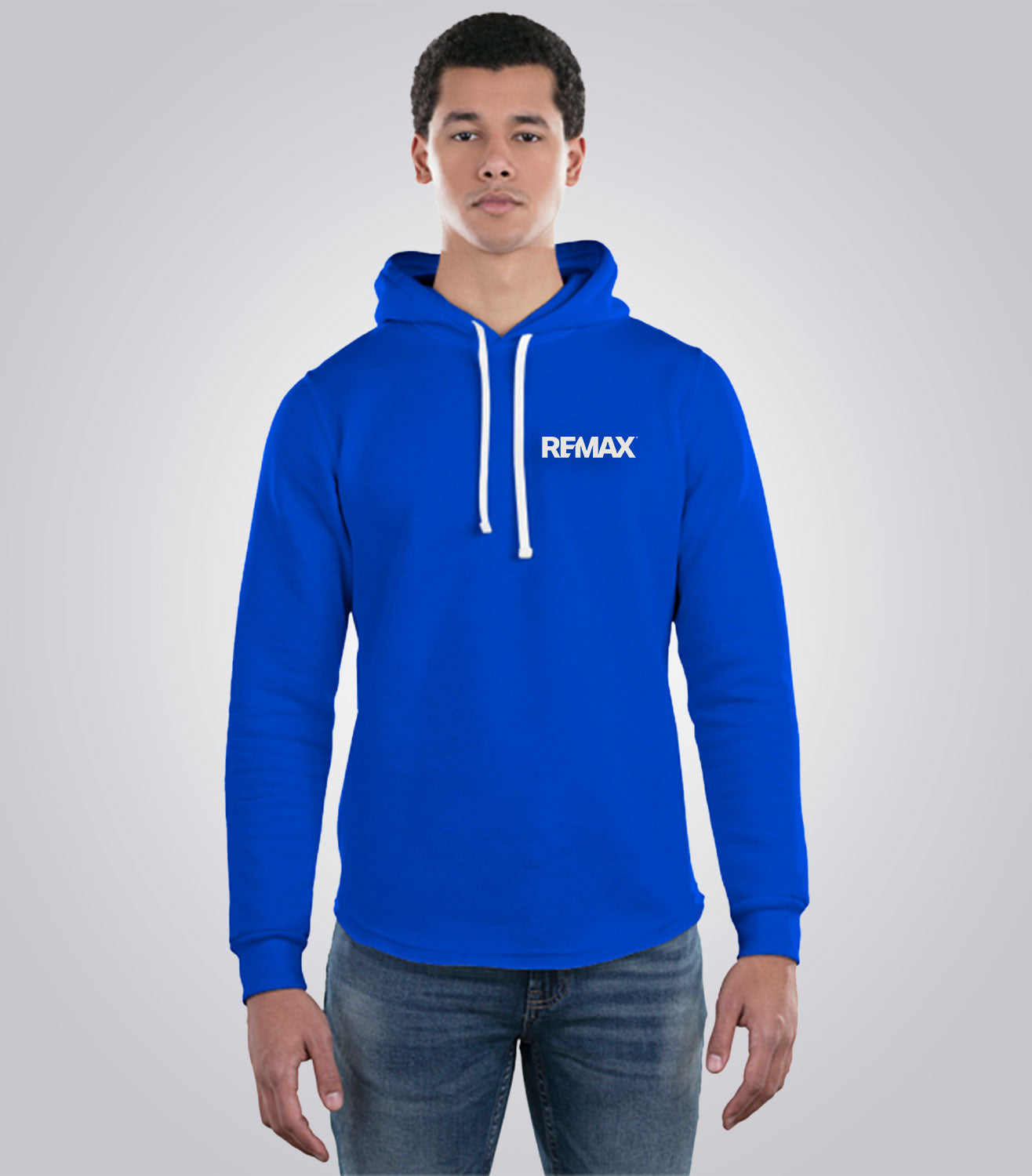 Unisex Scoop Bottom Hoodie - Brand Refresh - One Color Logo - PRINT