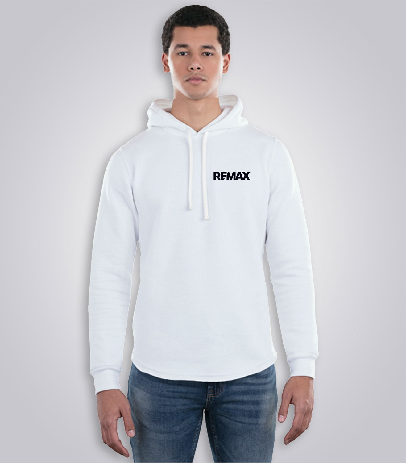 Unisex Scoop Bottom Hoodie - Brand Refresh - One Color Logo - PRINT