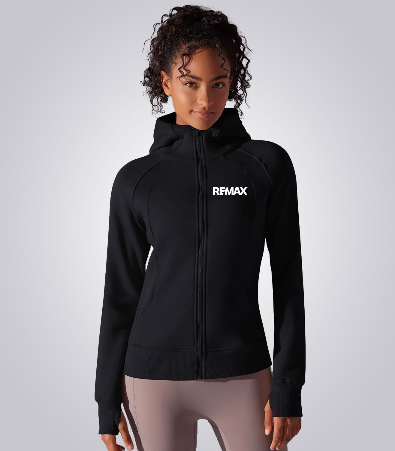 Yoga Training Fitness Jacket - Brand Refresh - One Color Logo - Embroidered