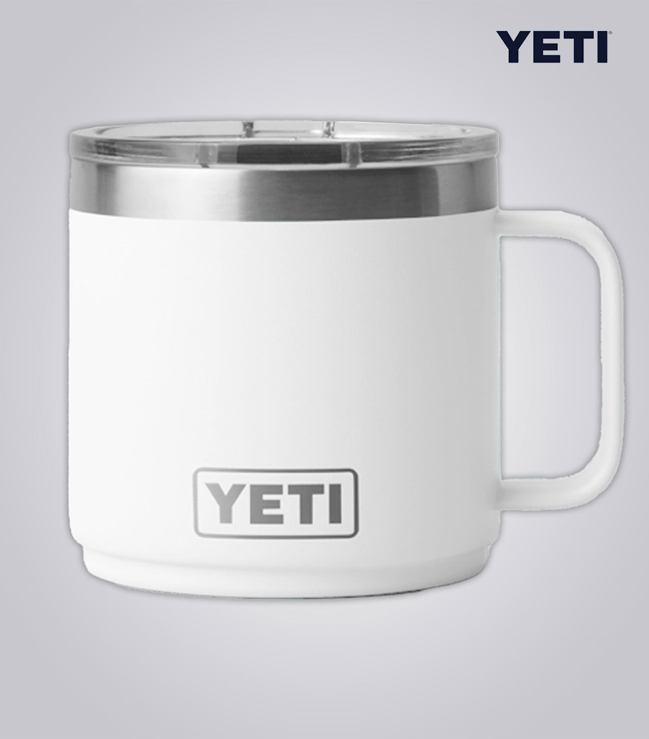 Yeti Rambler 14oz Stackable Mug - Brand Refresh - One Color Logo