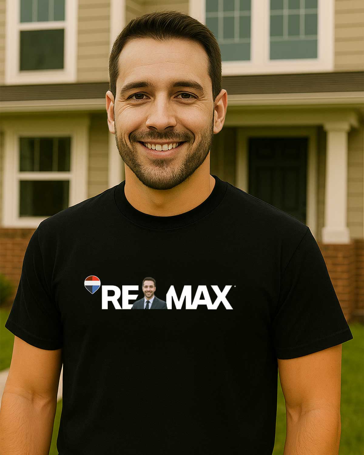 The Dynamic Headshot T-Shirt - Brand Refresh - Full Color Logo