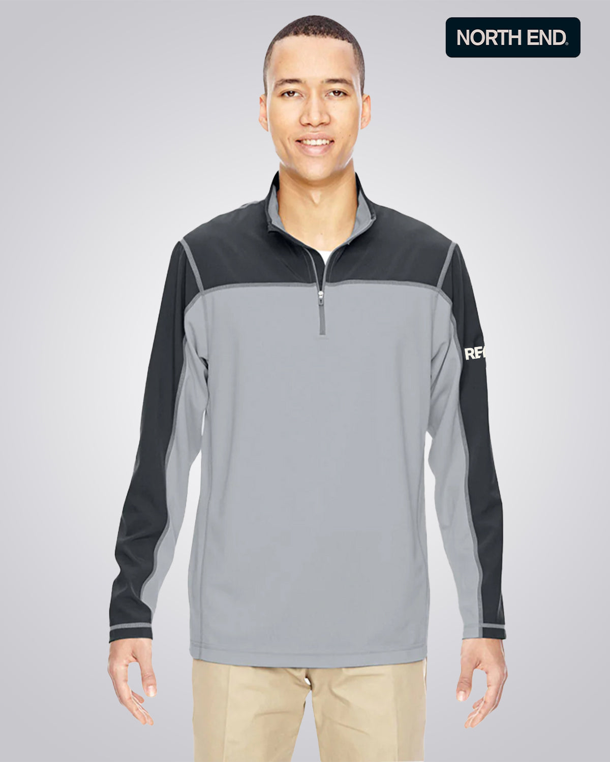 North End® Men’s Excursion Circuit Performance Half-Zip - REMAX Brand Refresh