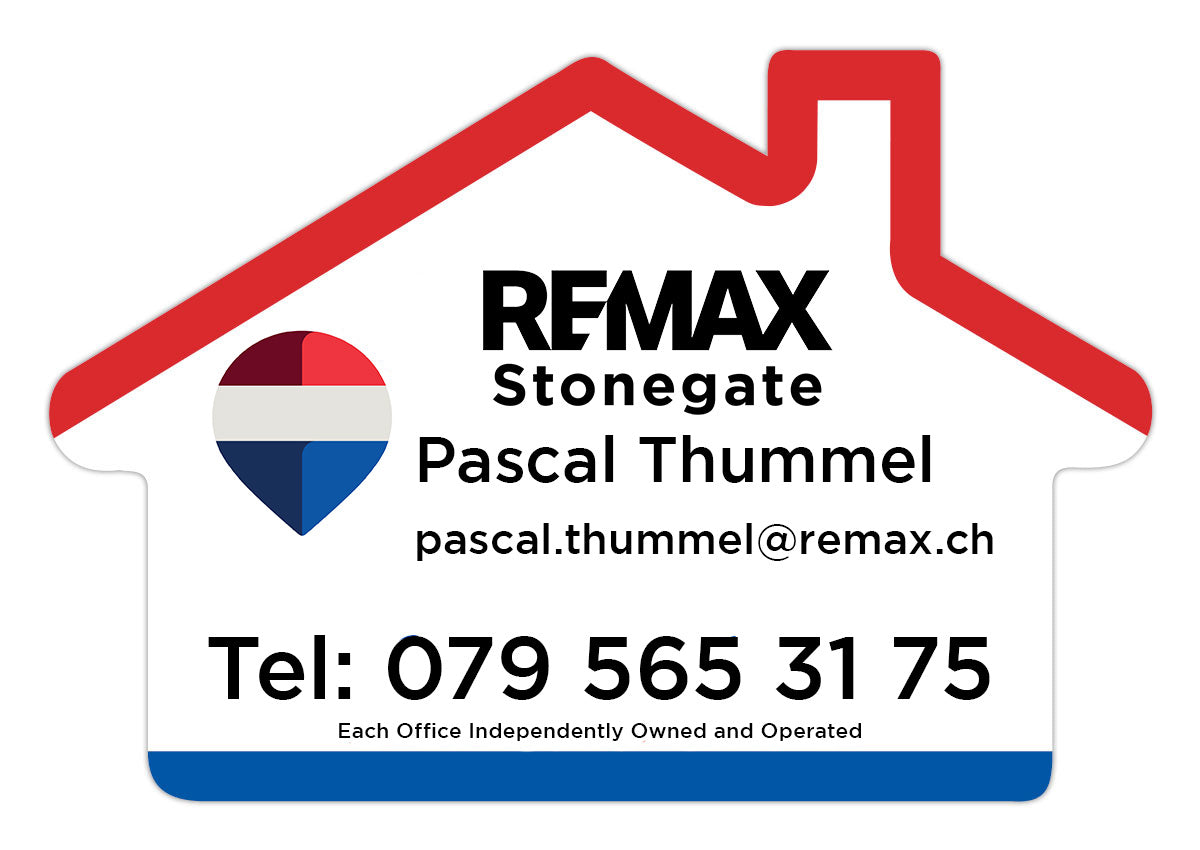 Real Estate Magnet - House Shape - Custom Branded