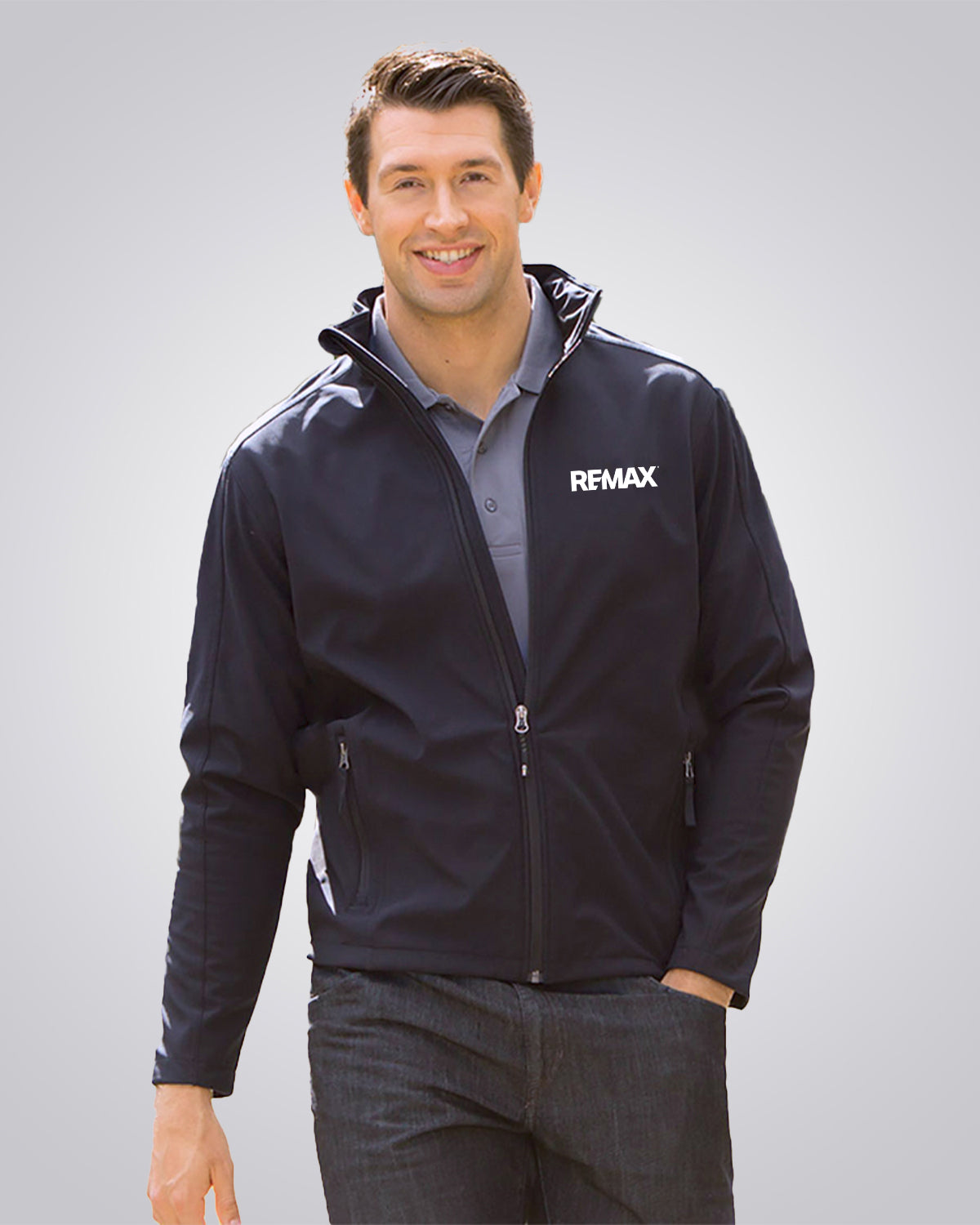 Men's Everyday Soft Shell Jacket - REMAX Brand Refresh - Print