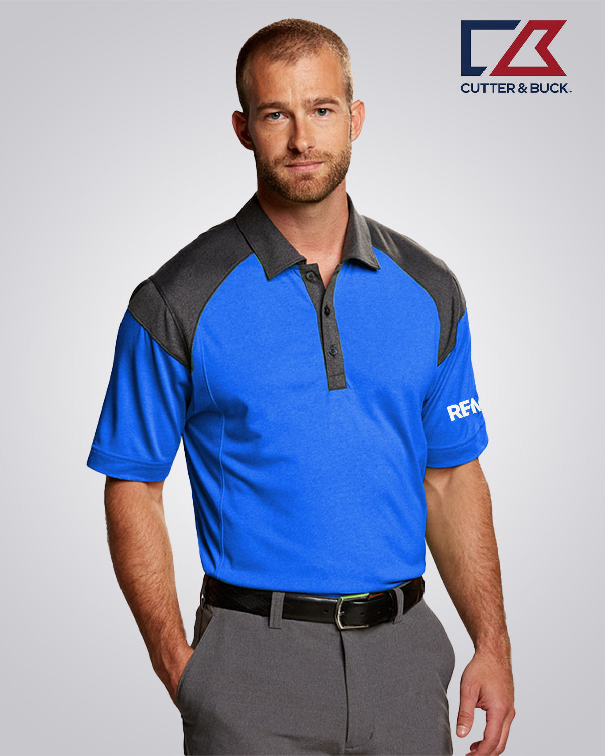Cutter & Buck Men's Chelan Colorblock Polo - REMAX Brand Refresh
