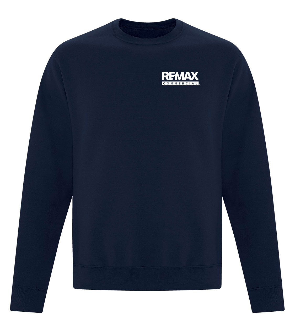 50/50 Crewneck Sweatshirt - REMAX Commercial - Brand Refresh - One Color Logo