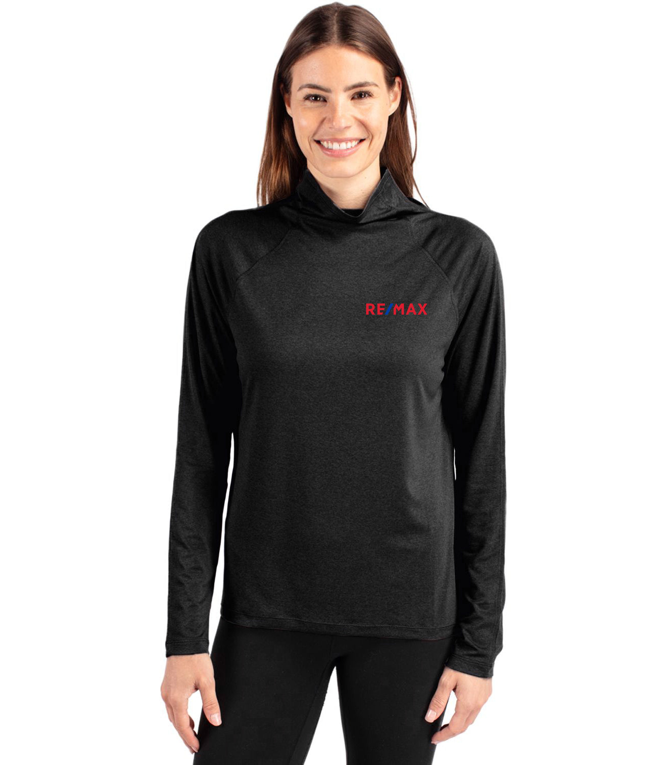 Cutter & Buck Coastline Epic Comfort Eco Recycled Womens Funnel Neck