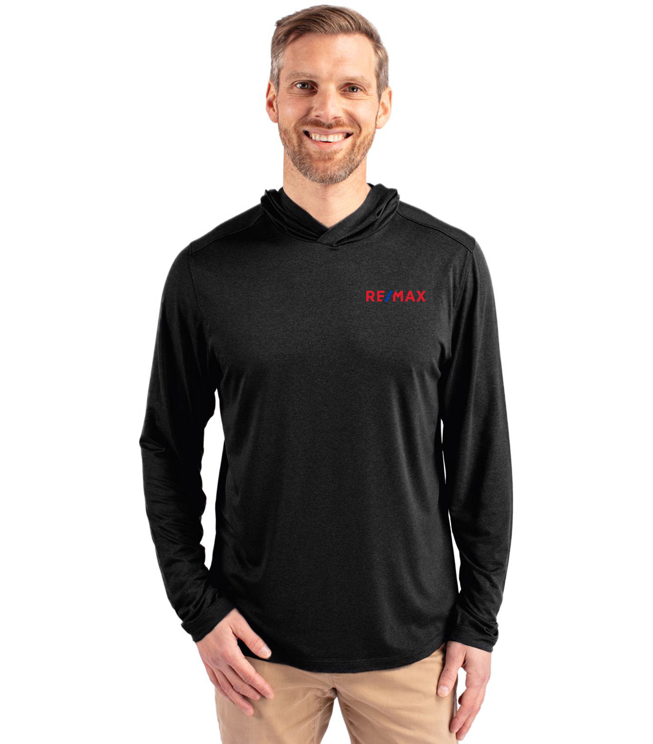 Cutter & Buck Coastline Epic Comfort Eco Recycled Mens Hooded Shirt