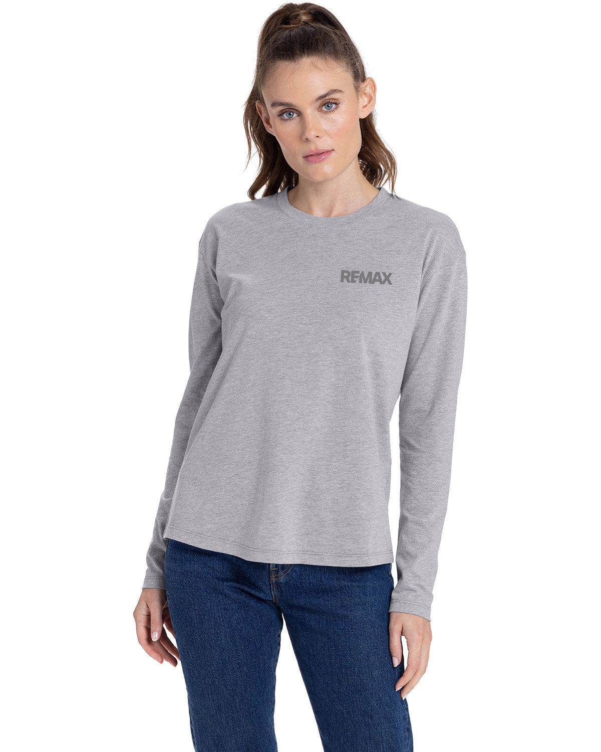 Brand Refresh Next Level Apparel Ladies' Relaxed Long Sleeve T-Shirt