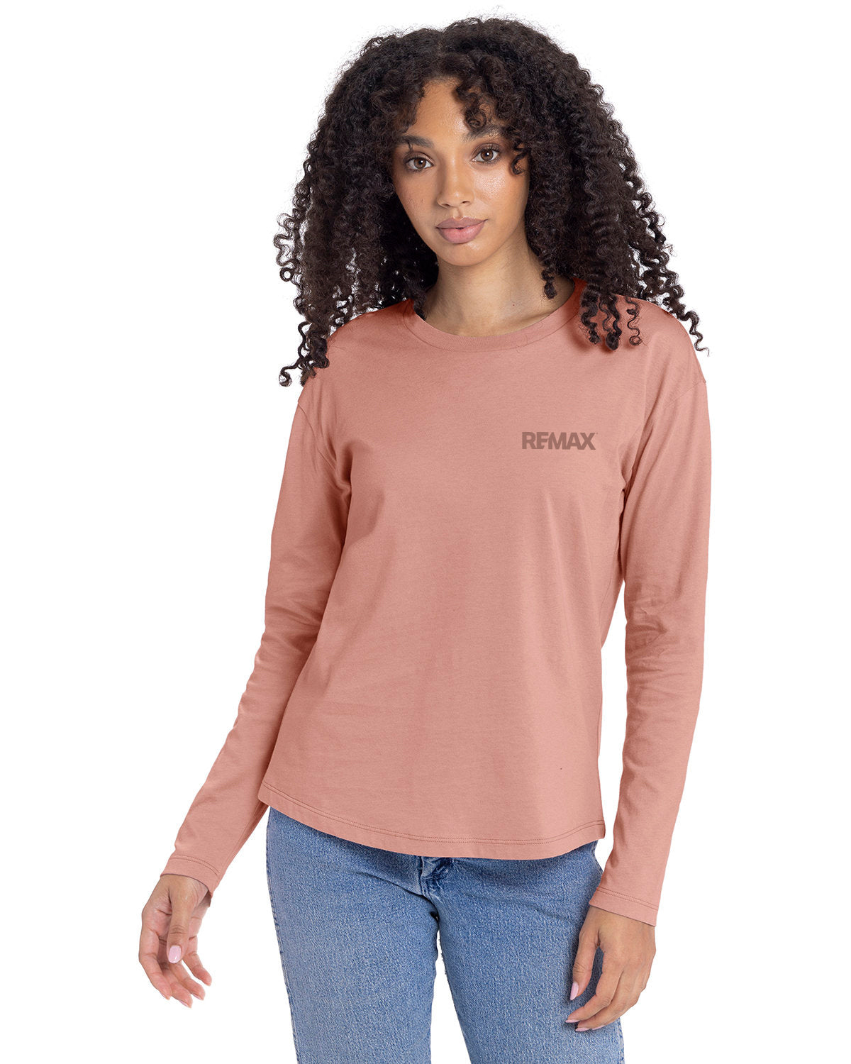 Next Level Refresh Brand Refresh Next Level Apparel Ladies' Relaxed Long Sleeve T-Shirt ...