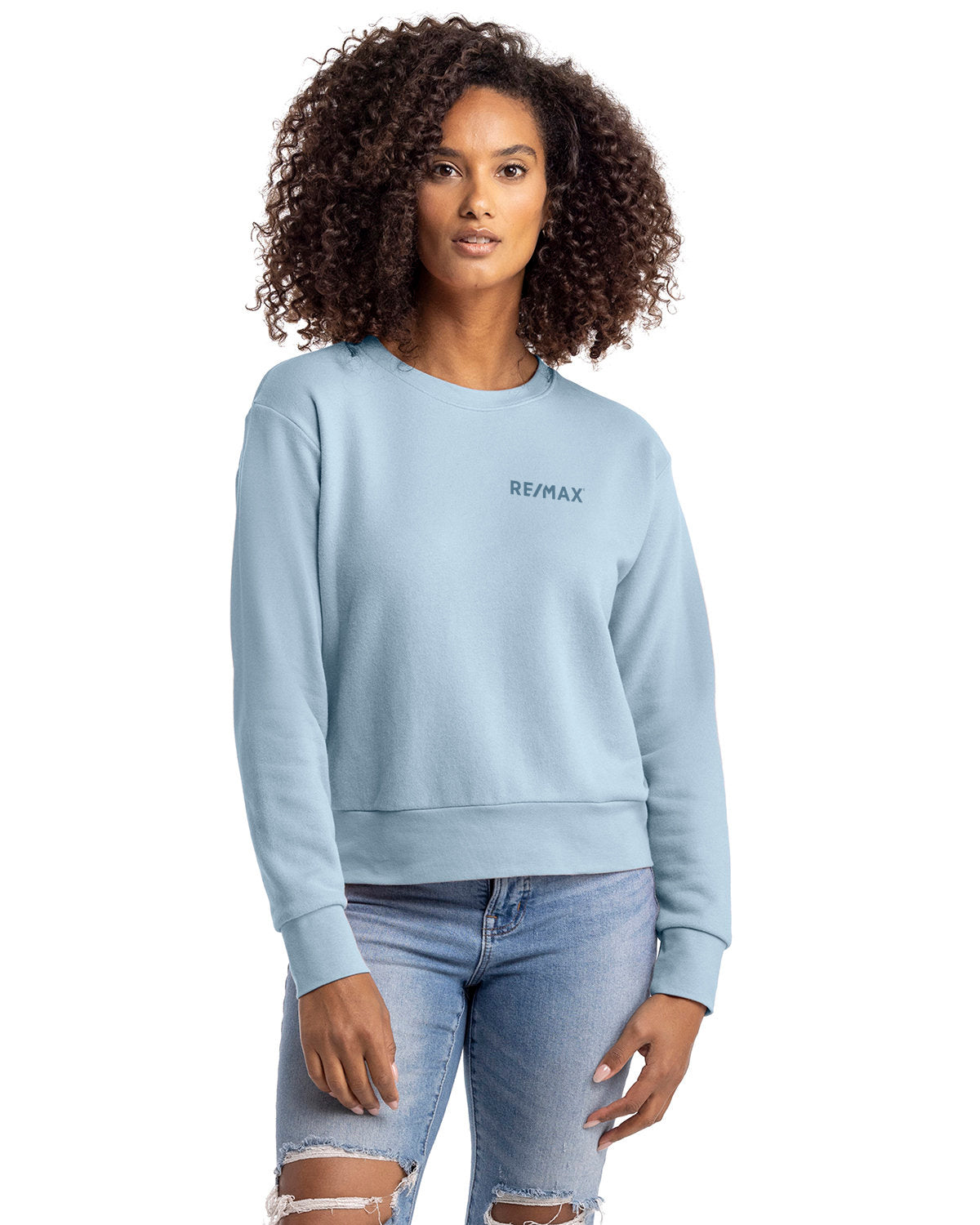 Next Level Apparel Ladies' Laguna Sueded Sweatshirt