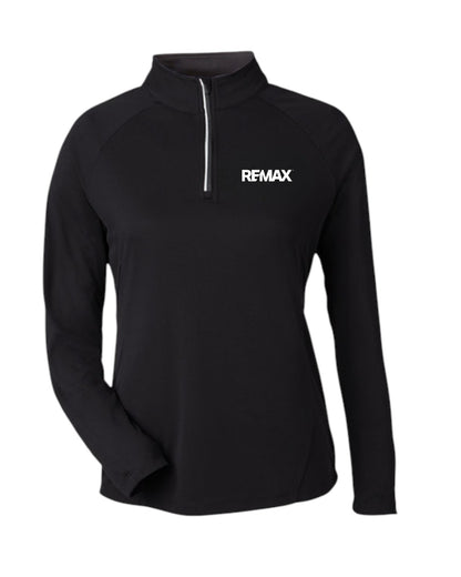 Brand Refresh Ladies' Origin Performance Pique Quarter-Zip