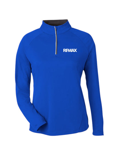 Brand Refresh Ladies' Origin Performance Pique Quarter-Zip