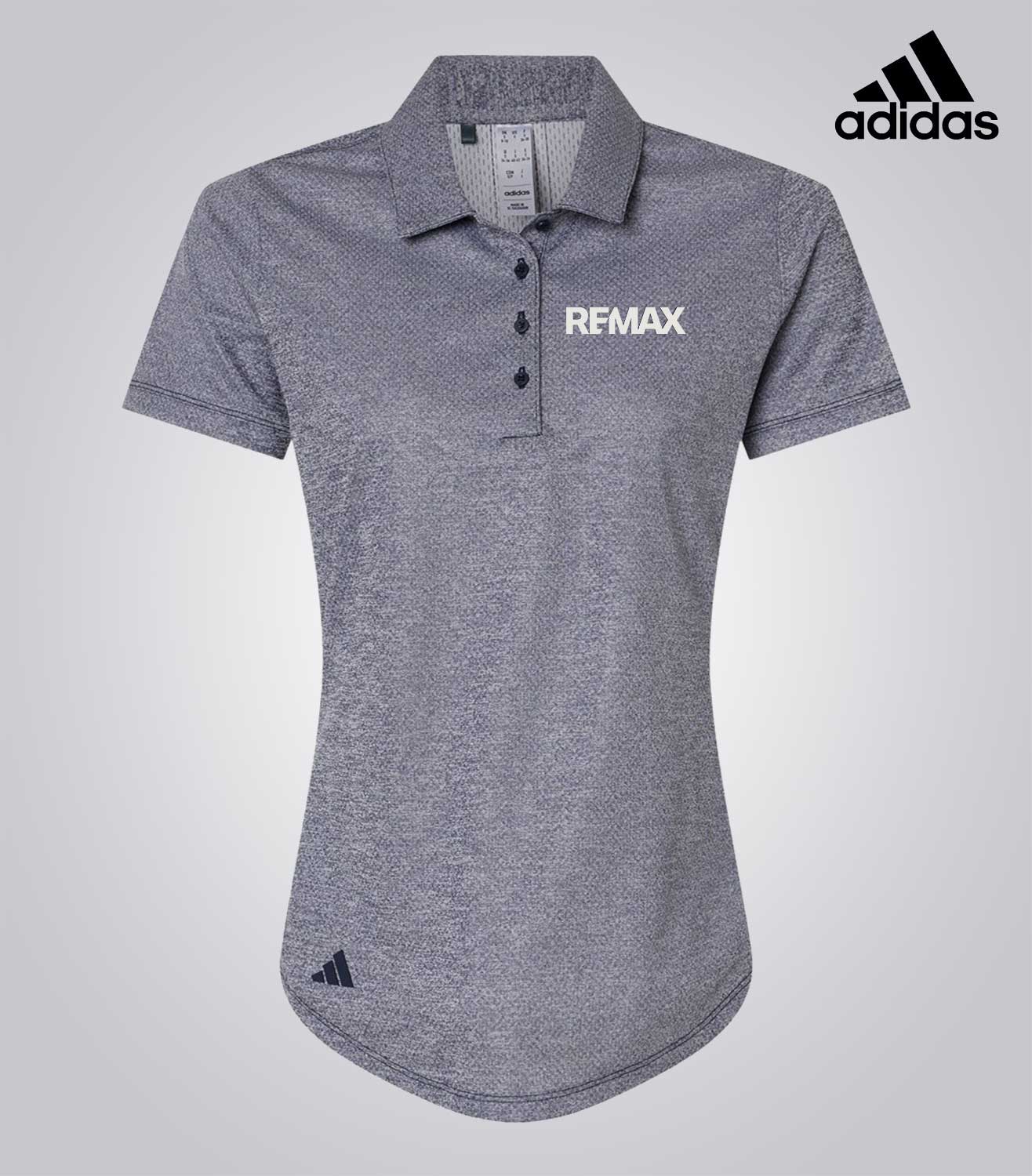 Adidas Women's Space Dyed Sportshirt - Brand Refresh - One Color Logo -  Embroidered