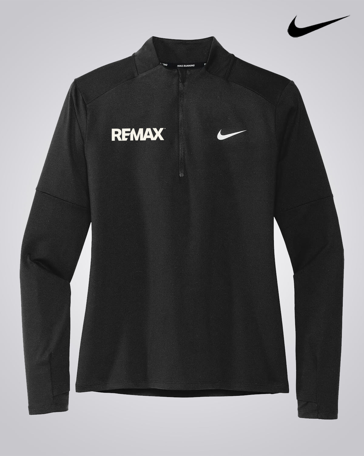 Nike Dri-Fit Element 1/2 Zip Ladies' Top - RE/MAX Brand Refresh - One Color Logo