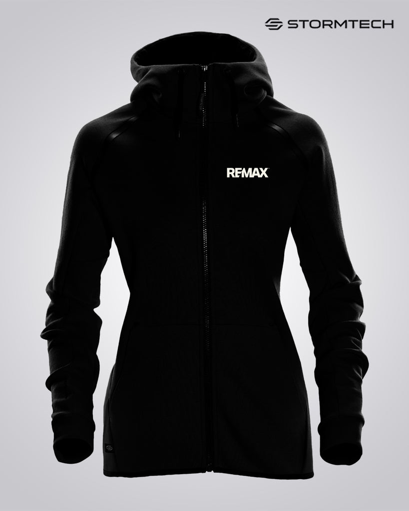 Stormtech Women's Reflex Hoody - Black - RE/MAX Brand Refresh - Embroidered