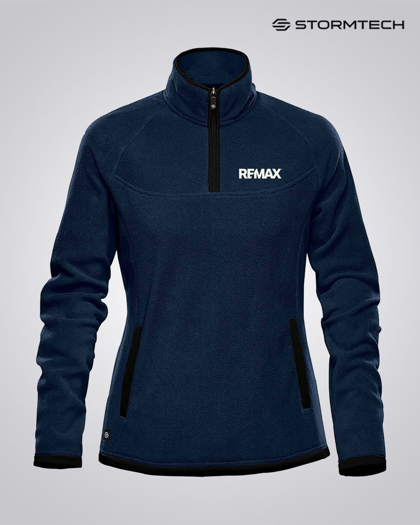 Women's Shasta Tech Fleece 1/4 Zip - Navy - RE/MAX Brand Refresh - Embroidered