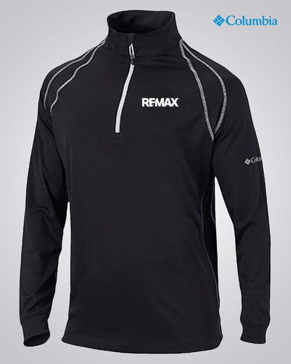 Adult Columbia Omni-Heat™ Range Session ¼ Zip - REMAX Brand Refresh - One Color Logo - Embroidered