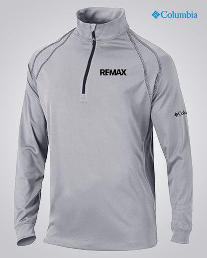Adult Columbia Omni-Heat™ Range Session ¼ Zip - REMAX Brand Refresh - One Color Logo - Embroidered