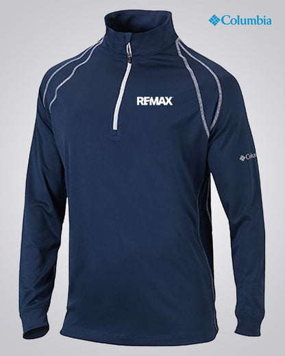 Adult Columbia Omni-Heat™ Range Session ¼ Zip - REMAX Brand Refresh - One Color Logo - Embroidered