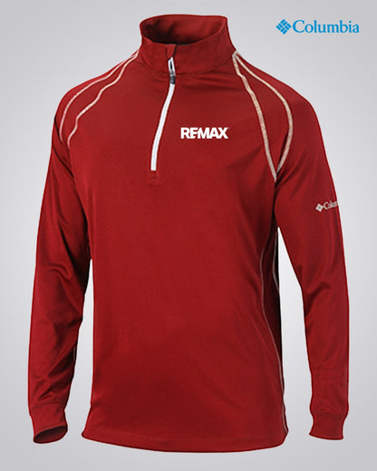 Adult Columbia Omni-Heat™ Range Session ¼ Zip - REMAX Brand Refresh - One Color Logo - Embroidered