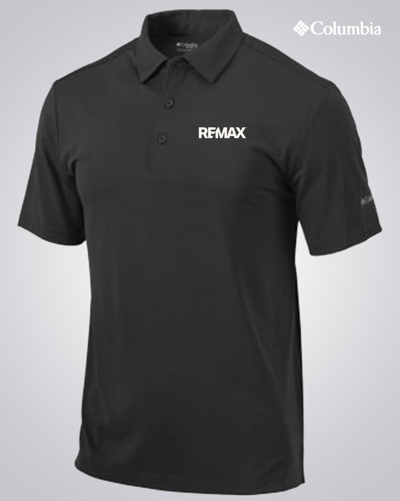 Adult Columbia Omni-Wick™ Drive Sportshirt - Dark Grey - RE/MAX Brand Refresh - Embroidered