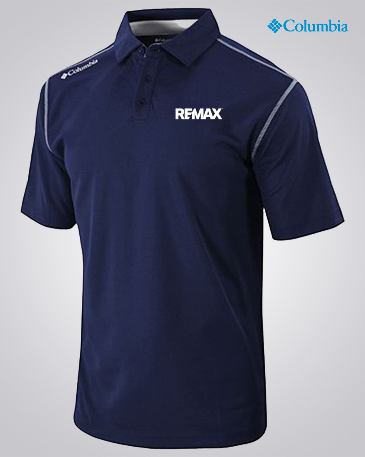 Adult Columbia Omni-Wick™ Shotgun Polo - REMAX Brand Refresh - One Color Logon - Embroidered