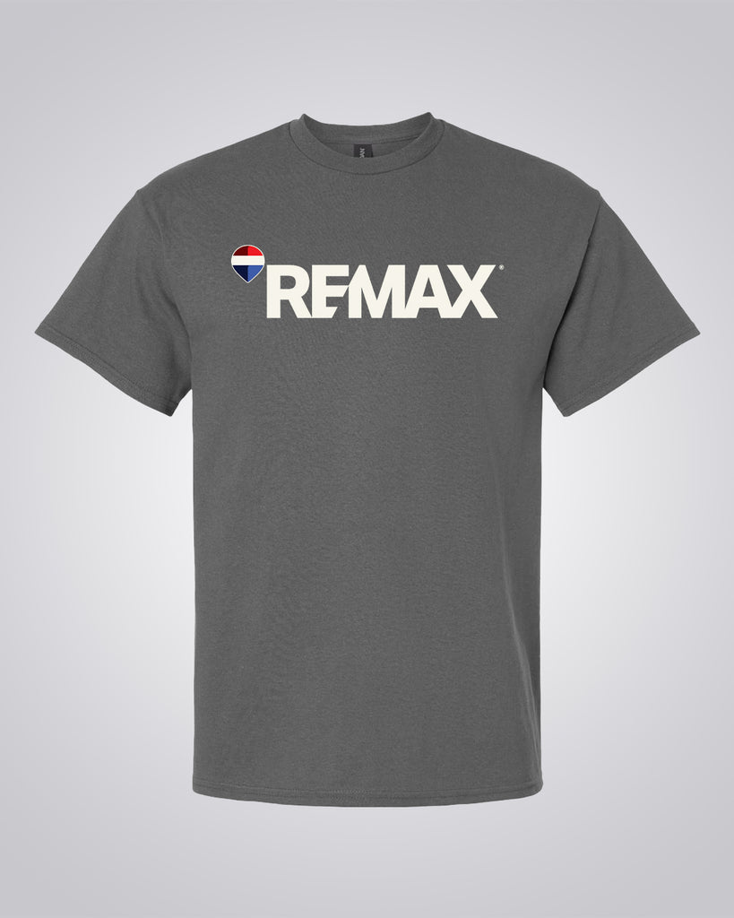 Charcoal T-Shirt - RE/MAX Brand Refresh - Full Color Logo Printed