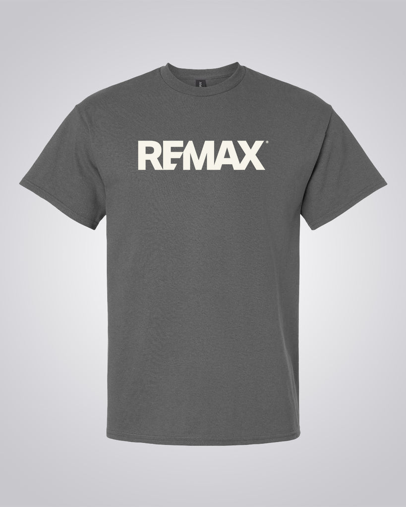 Charcoal T-Shirt - RE/MAX Brand Refresh - One Color Logo Printed
