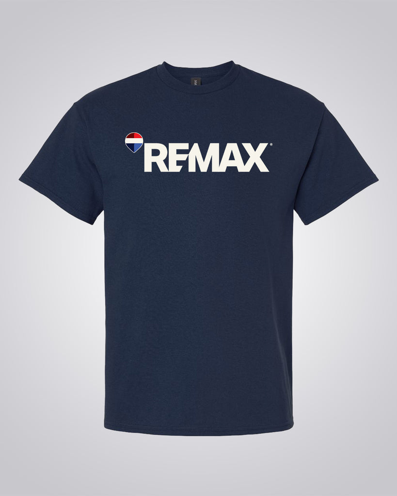 Navy T-Shirt - RE/MAX Brand Refresh - Full Color Logo Printed