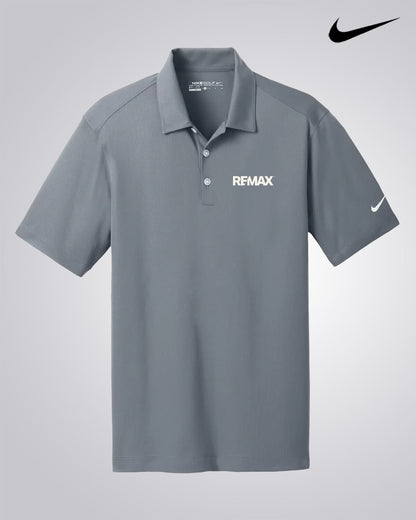 Men's Nike Golf Dri-Fit Vertical Mesh Sportshirt - REMAX Brand Refresh - One Color Logo - Embroidered