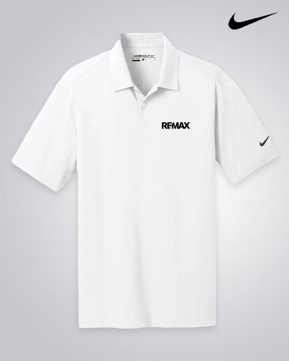 Men's Nike Golf Dri-Fit Vertical Mesh Sportshirt - REMAX Brand Refresh - One Color Logo - Embroidered