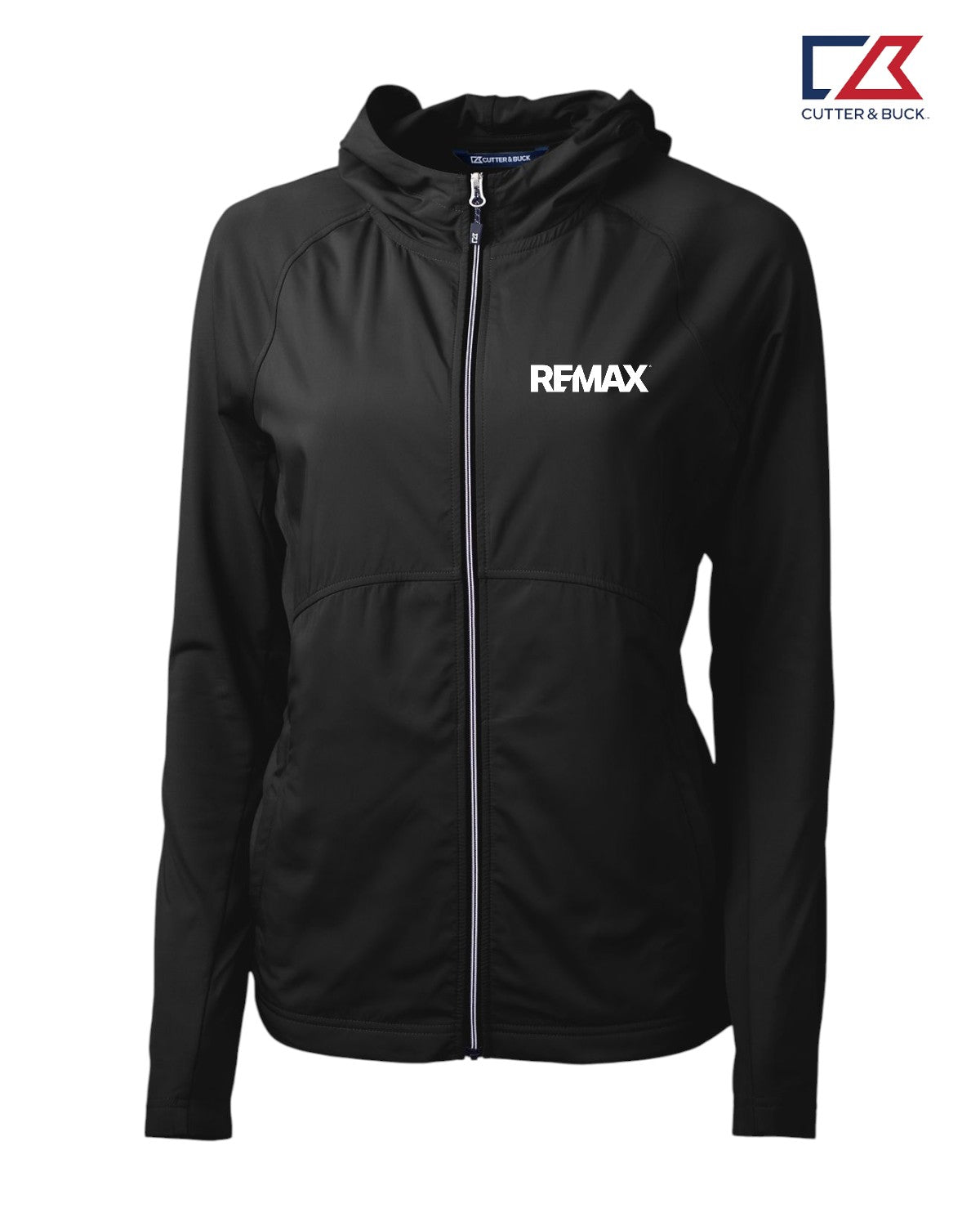 Brand Refresh Cutter & Buck Adapt Eco Knit Hybrid Recycled Womens Full Zip Jacket - Embroidered