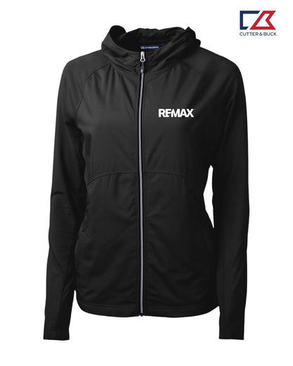 Brand Refresh Cutter & Buck Adapt Eco Knit Hybrid Recycled Womens Full Zip Jacket - Embroidered