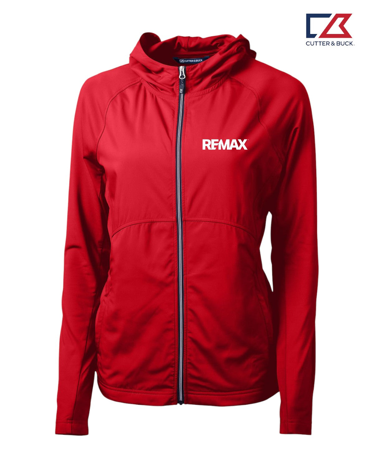 Brand Refresh Cutter & Buck Adapt Eco Knit Hybrid Recycled Womens Full Zip Jacket - Embroidered