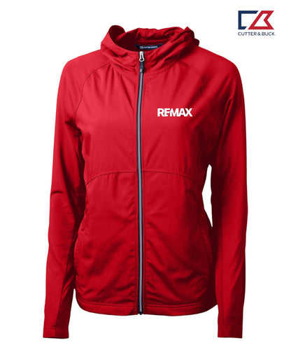 Brand Refresh Cutter & Buck Adapt Eco Knit Hybrid Recycled Womens Full Zip Jacket - Embroidered