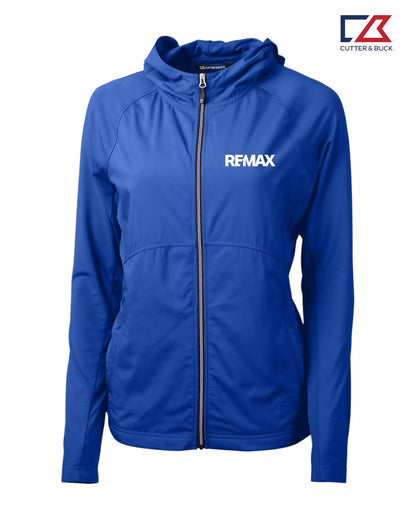 Brand Refresh Cutter & Buck Adapt Eco Knit Hybrid Recycled Womens Full Zip Jacket - Embroidered