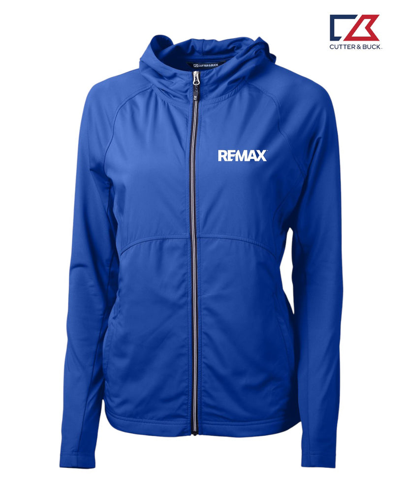 Brand Refresh Cutter & Buck Adapt Eco Knit Hybrid Recycled Womens Full Zip Jacket - Embroidered