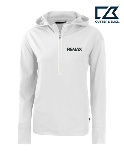 Brand Refresh Cutter & Buck Daybreak Eco Recycled Womens Half Zip Hoodie
