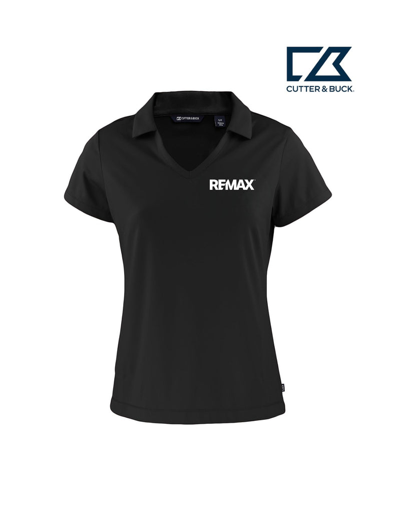 Brand Refresh Cutter & Buck Daybreak Eco Recycled Womens V-Neck Polo
